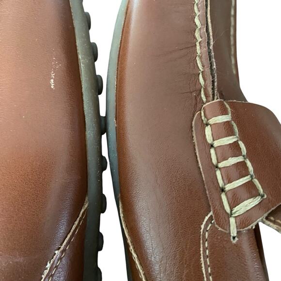 Florsheim Throttle Penny Driver Loafer Cognac Brown size 10.5 - Picture 8 of 10